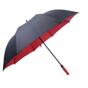 2019 grande taille sport coupe-vent sports de plein air personnalisé impression parapluie de golf cadre de fibre de verre