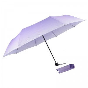 Promotion créative 21inch fold parapluie changeant de couleur parapluie