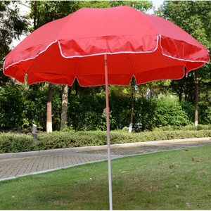 Parapluie de plage en toile de polyester extensible pour activités commerciales extérieures