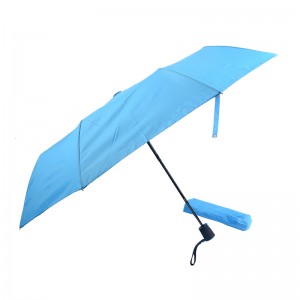 Parapluie portatif pliant à l'épreuve du vent de pliage compact ouvert de haute qualité de voyage