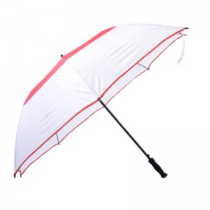 Parapluie Chine double couche TOP fournisseur 30inch 8ribs golf parapluie avec impression de logo