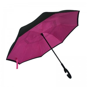 Parapluie inverse de 23Inch 8Ribs pour la promotion de la publicité au détail