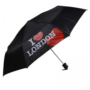 2019 Parapluie personnalisé Artisanat noir et blanc pour enfants couleur de l'article 3 parapluie pliable