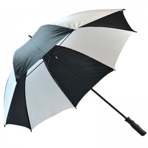 Marketing parapluie manuel ouvert avec cadre en fibre de verre coupe-vent grand parapluie de golf