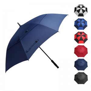 30inch double couche promotionnel marketing cadeaux d'affaires golf parapluie coupe-vent